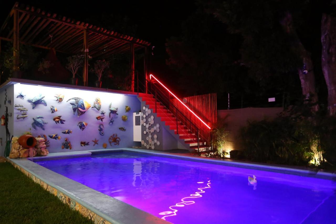 Casa Chukum Bacalar Exterior foto The swimming pool at the hotel